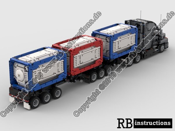 RBi Bauanleitung 42078 Containerchassis für LEGO® Mack Anthem