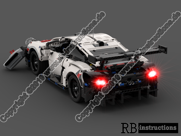 RBi Bauanleitung 42096 RC mit Licht Porsche 911 RSR (+light)