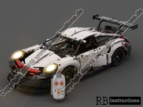 RBi Bauanleitung 42096 RC mit Licht Porsche 911 RSR (+light)