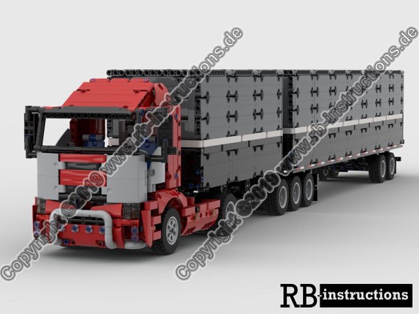 RBi Bauanleitung 42098 2-Achser Sattelzugmaschine C-Modell