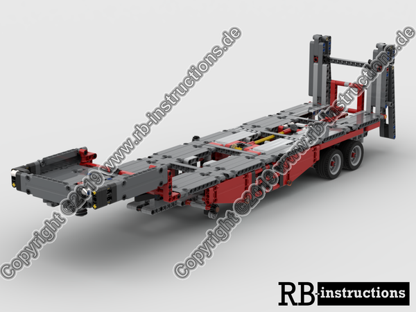 RBi Bauanleitung 42098 3-Achser Sattelzugmaschine mit Tieflader Auflieger C-Modell