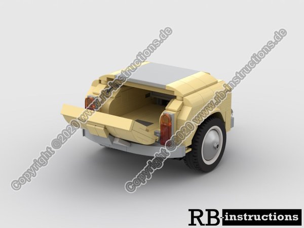 RBi Bauanleitung 10271 1-Achser Anhänger für LEGO® Fiat 500