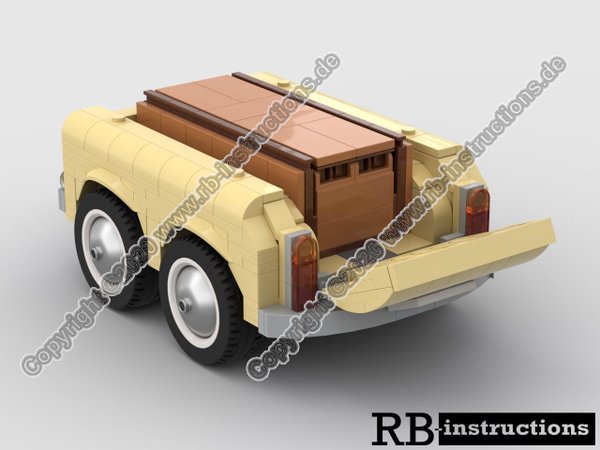 RBi Bauanleitung 10271 2-Achser Anhänger für LEGO® Fiat 500