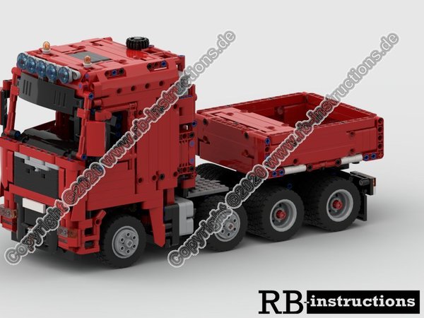 RBi Bauanleitung Ballastpritsche für z.B. Schwerlastzugmaschine TGX 8x4/4 (SLT) oder Mack
