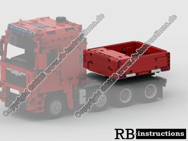 RBi Bauanleitung Ballastpritsche für z.B. Schwerlastzugmaschine TGX 8x4/4 (SLT) oder Mack