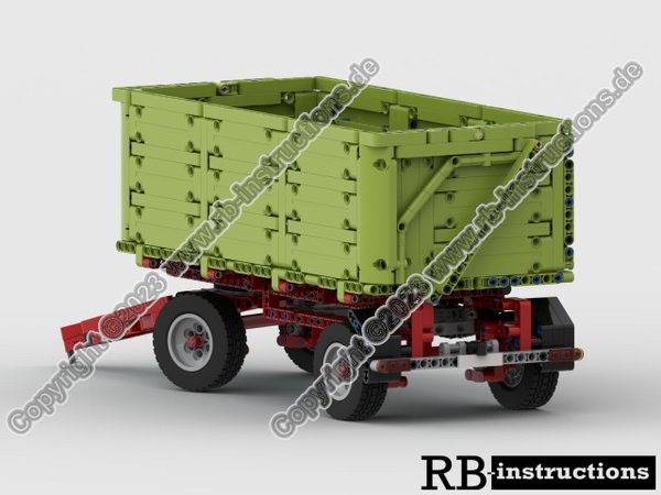 RBi Bauanleitung Anhänger mit Schwerhäckselaufbau für Traktoren