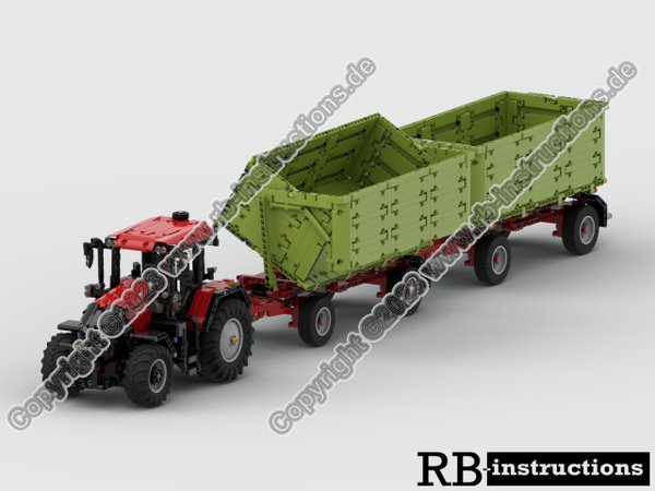 RBi Bauanleitung Anhänger mit Schwerhäckselaufbau für Traktoren
